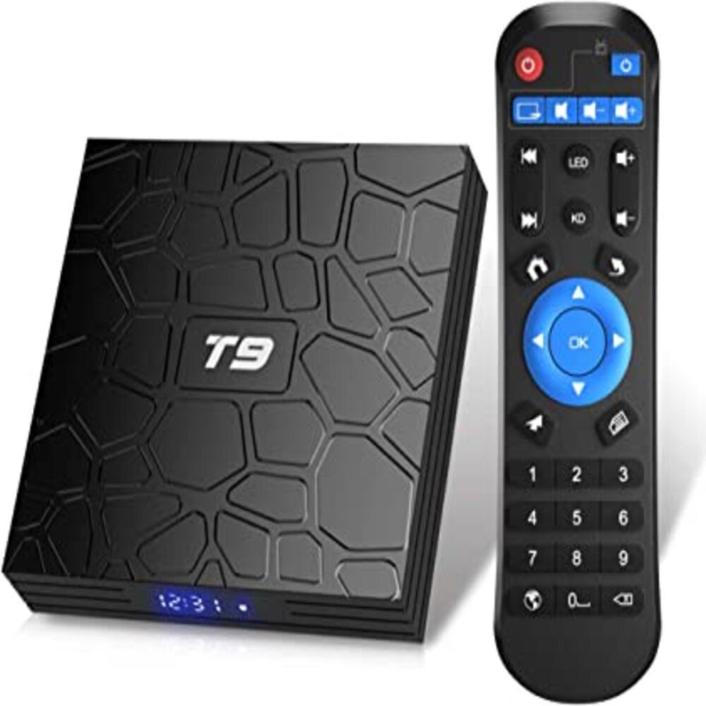 Box TV T9 – 4 Giga RAM – 128 Giga Mémoire – Android 11
