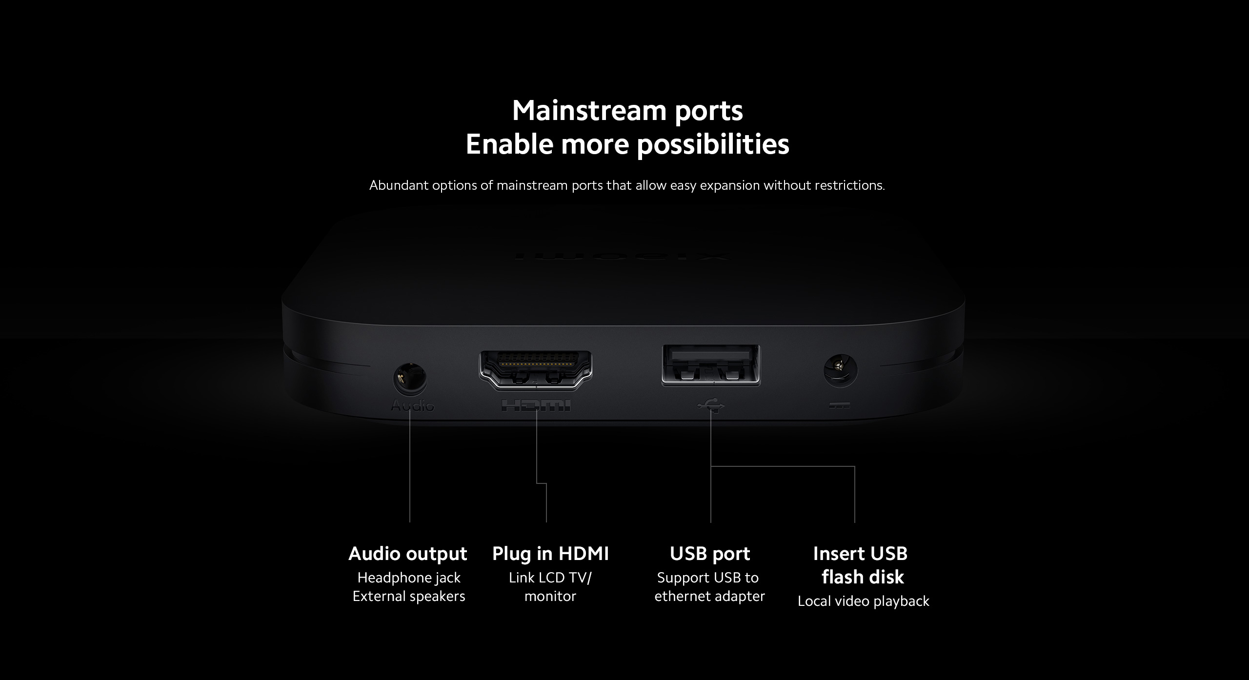 Xiaomi TV Box (2ième Génération) – 2 Giga RAM – 8 Giga Mémoire – Android 10